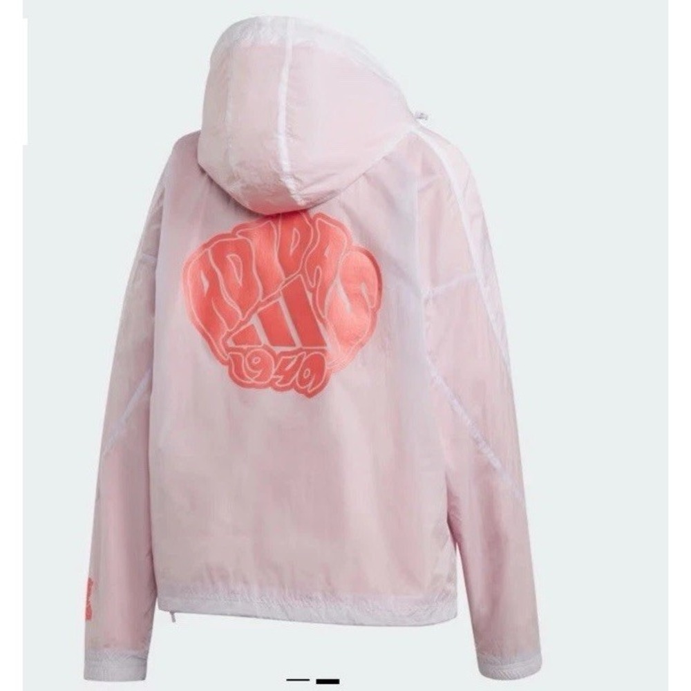 Adidas Pullover ID Jacket Womens Small Activewear 1/4 Zip Wind‎ Rain Ripstop
